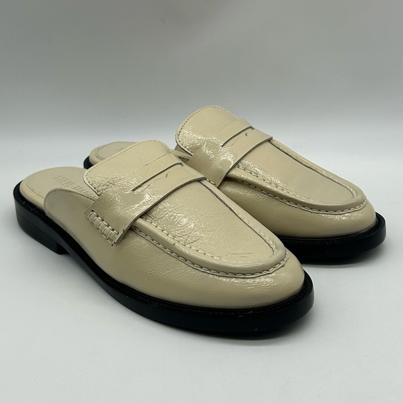 Steve Madden Mulberry Bone Leather Mule Loafers Size 8.5 | New in Box main image 4